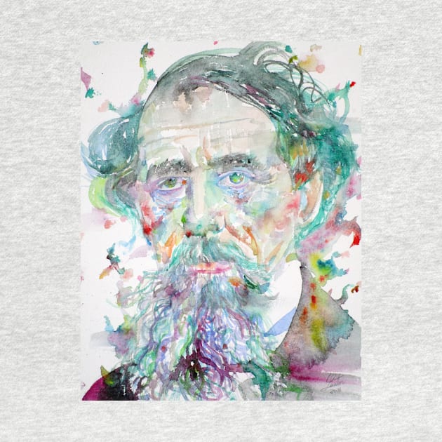 CHARLES DICKENS watercolor portrait .4 by lautir